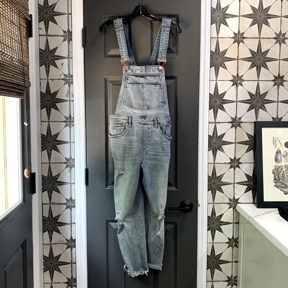 Blank NYC Slim Girlfriend Overalls